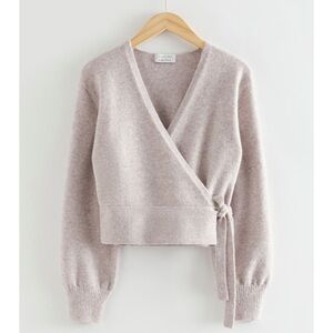 & other stories wrap sweater